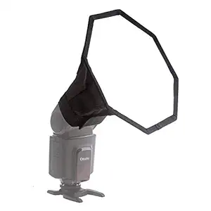 Ozure 10 inch Universal Collapsible Octagon Studio Soft Box Flash Diffuser for Cameras Speedlight