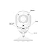New Baby Monitor 2.4 inch LCD IR night vision 2 way talk 4 Lullabies Temperature monitor (2.4 inch LCD IR night vision)