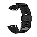 Produktbild squarex einfach zu ersetzen Mode ersatz Mode schwarz Schnalle Sport silikon ersatz Armband gurtband für Garmin Forerunner 35 (Schwarz)