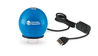 Learning Resources Zoomy 2.0 Handheld Digital Microscope, Blue