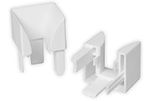 DIWARO. DIWARO® Einlauftrichter für Mini-Führungsschiene aus Kunststoff | weiß | 977