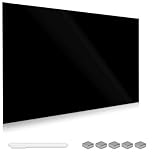 pizarra magnetica negra FUNCIONAL Y DECORATIVO: El tablero para recados se puede colgar y servir como planificador semanal en la cocina, para poner notas en la oficina o como una pizarra para el cuarto de tu hijo. ¡Todo estará muy ordenado!