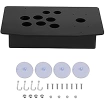 FTVOGUE DIY Arcade Panel - Schwarzes Acryl Gehäuse Für Fight Stick Bastelprojekt