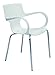 Produktbild ALBA - Lot de 4 Ergonomische Stühle, stapelbar und pflegeleicht - chsofia weiß