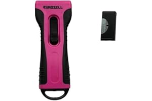 Eurosell Für Ceran Feld Schaber CERANFELDSCHABER Premium Glas/Ceran/Induktion Kochfeld Schaber Reiniger Ergonomischer Ceranschaber Kochfeldschaber (Pink)