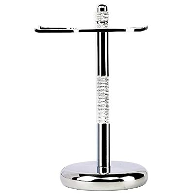Kilimazart Support pour Rasoir Porte Rasoir et Support de Brosse Chromé