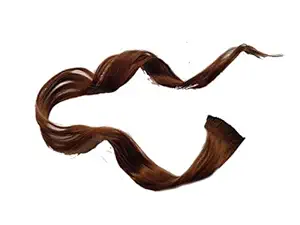 Maahal? Hair Curly Strips Extensions For Women And Girls, Coloured Hair Extensions For Women, Dark Brown, Pack Of 1