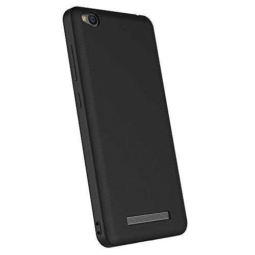 Funda Xiaomi Redmi 4A  AICEK Negro Silicona Fundas para Redmi 4A Carcasa Xiaomi Redmi 4A Negro Silicona Funda Case