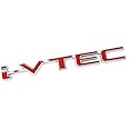 WWFAN 3D Metal VTEC Logo Emblem Badge Decals Car Sticker Compatible with Honda City CB400 CB750 i-VTEC VFR800 Civic Accord Odyssey CRV SUV Spirior (Color Name : 3)