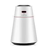【Ultraschall Kühlluftbefeuchter】: Versorgt die frische Luft sicher, befeuchtet die Haut, lindert Stress und verbessert die Schlafqualität. Dieser Diffusor kann als Aromatherapie, Aquatherapie und Lichttherapie verwendet werden; auch als Luftbefeuchter ohne Aromatherapie.