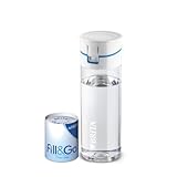 BRITA FillandGo Water Filter Bottle with 4 Filter Discs - Blue (Kitchen &amp; Home)