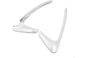 KADORE Car Styling Rear Fog Light Lamp Cover Molding Trim Decoration for Renault Kadjar 2016-2018 ABS Chrome 2PCS/Set