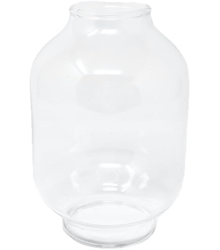 Glas Lampenschirm Für Öllampen – Transparent, Retro-Design, Für Camping & Wohnraum-Deko