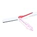 Well-Goal Eyebrow Knife Razor Trimmer Blade Shaver Facial Hair Remover--White & Red