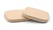 KOOBA Face Powder Puff Makeup Blender Square Primer Sponges for Cosmetic Flawless Foudation 2pcs with 1 Case