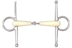 William Hunter Equestrian Flexi (happy mouth) Plastic Covered Full Cheek Jointed Snaffle Bit Size: 5 ½"