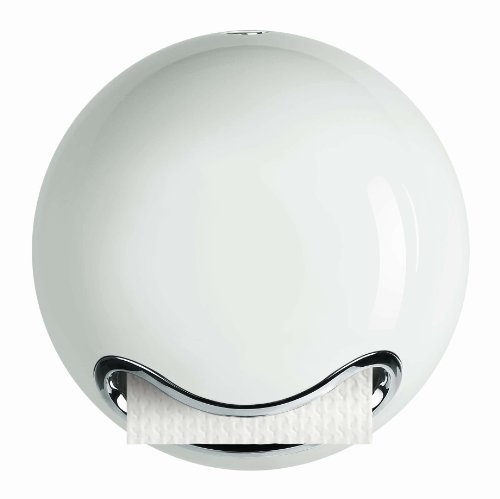 Spirella 10.16469 WC-Papier Rollenhalter, Bowl, weiß glänzend