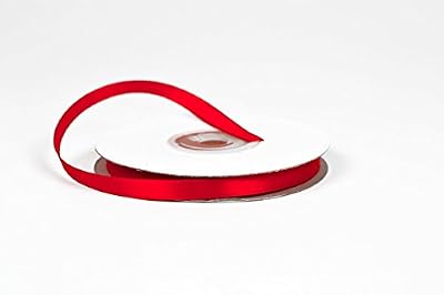 Butterfly 6 mm-Bobine de 25 metres de ruban satin ROUGE ref 250
