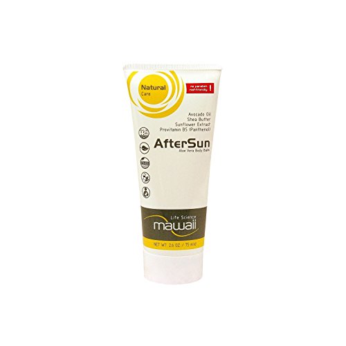 mawaii AfterSun Körperlotion 75 ml - mit mehr als 30% (bio) Aloe Vera Anteil