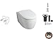 Produktbild Keramag ICON Wand-WC Keratect Spülrandlos AUSTAUSCH - SET ALT gegen NEU