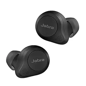 Jabra Elite 85t True Wireless in Ear Earbuds with Mic - Jabra Advanced Active Noise Cancellation with Long Battery Life and Powerful Speakers - Wireless Charging Case - Black