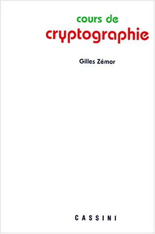 Download Cours de cryptographie