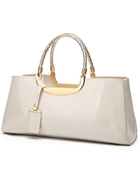 Sdinaz 2018 neu Mode Glänzendes Lackleder Damen Handtaschen Sport und Freiheit Retro Umhängetaschen Geldbeutel