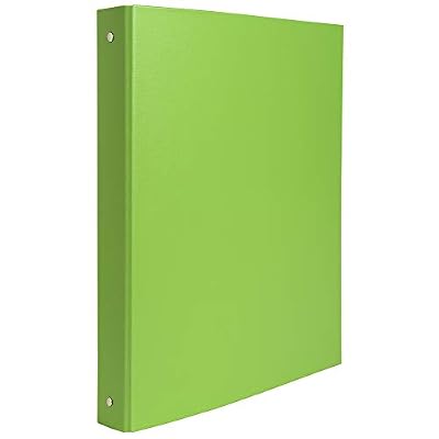 Exacompta Classeur 4 anneaux à couverture en polypropylène, tranche de 40 mm citron vert