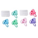 Healifty 6pcs Silicone Handwriting Pencil Grips 3 Finger Posture Correction Training Writing Aids Claw for Kids Children Toddlers Adults