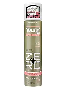 Sweet Heart Young Hair Profressional Zero Degree Extra Strong Hairspray, 300ml