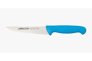 Arcos Serie 2900 - Cuchillo Cocina - Hoja de Acero Inoxidable Nitrum de 150 mm - Mango inyectado en Polipropileno Color Azul