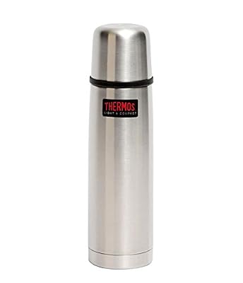 Thermos 183580 Light & Compact Bouteille Isotherme 0,5 L Acier Inoxydable