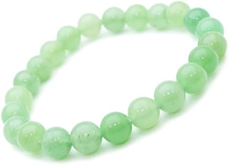8 MM GEM Perfection Jade Semi-precious Stone Beads Bracelet