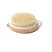 Imported Round SPA Bath Wooden Brush Pig Bristles Shower Scrubber Massager Body RS.365.00
