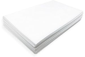 PHYSIOFIT24-10 Stück "PP40" Waschfaserlaken SOFT 85x220cm (waschbar) Waschvlies Auflage für die Behandlungsliege/Massageliege (Weiß)