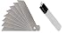 Produktbild Abbrechklingen | 200 Stück | 0,4mm Stark | für Cuttermesser mit 18mm Klingen Cutter Messer Abbrechmesser