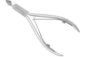 Suvorna Professional 4.25" Full Jaw Nail Cuticle Nippers & Cuticle Trimmers - Japanese Steel Cuticle Remover/Clippers - Beauty Cuticle Care Manicure & Ingrown Tool for Men/Women at Spa Salon & Home