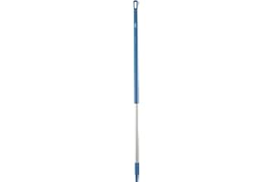Vikan - Hygiene - Stiel - Ergonomisch - Aluminium - Blau - 130cm