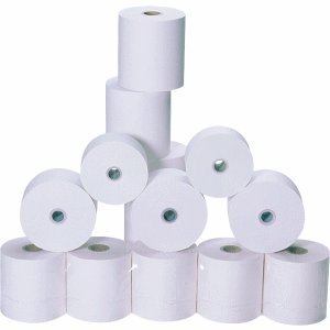 Preisvergleich Produktbild 50 x Kurt Debatin Thermorolle 58mm / 50m / 12mm farbig