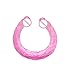 Price comparison product image 17 Inch Flexible Soft Jelly Double Ended Dildo Lesbian Long Double Headed Dildo Penetration Penis Realistic Fetish Happy Toy,Purple,3.5cm,Pink