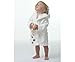 My Munchkin Organic Safety Bathrobe - Golden Bear Footprints