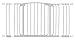 Dreambaby®/Bindaboo® Value Pack Hallway Safety Gate White with 9cm and 18cm Extensions