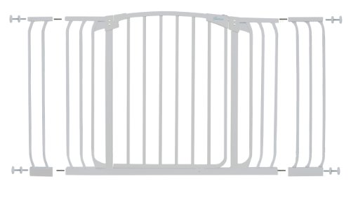 Dreambaby®/Bindaboo® Value Pack Hallway Safety Gate White with 9cm and 18cm Extensions