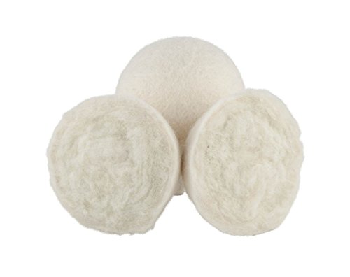 LAHELA Trocknerbälle 6er Pack – Ideal als natürliche Alternative für Weichspüler. Aus 100% neuseeländischer Premium-Schafwolle. Pflegend, umweltschonend, zeit- und kostensparend. Wäschetrockner Bälle Trocknerkugeln für Wäschetrockner. Handarbeit aus Nepal. - 4