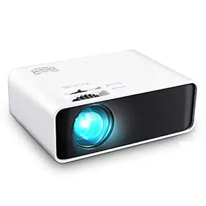 ARTSEA Video Projector, 1080P and 200'' Display Supported, Portable Movie Projector with 40,000 Hrs LED Lamp Life, Compatible with TV Stick, PS4, HDMI, VGA, TF, AV and USB