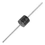 diodo 10a10 mic Dimensión total: 9 x 61 mm / 0,35 "x 2,4" (D * L); Color: Negro, plata del tono