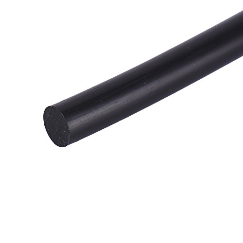 zyurong 10 stk. 7 mm Heißklebesticks Heißklebestift Heißkleber Transparent 7*190 mm (Schwarz) - 5