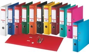 Esselte 320800 Classeur à levier Format A4 Capacité 350 feuilles Blanc