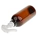 500ml Plastic Hairdressing Spray Mist Bottle Plant Flower Water Sprayer Brown