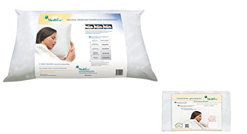 Mediflow Kombipack 2x Original Wasserkissen 40 x 80 cm und 2x Original Schonbezug 40 x 80 cm - 2